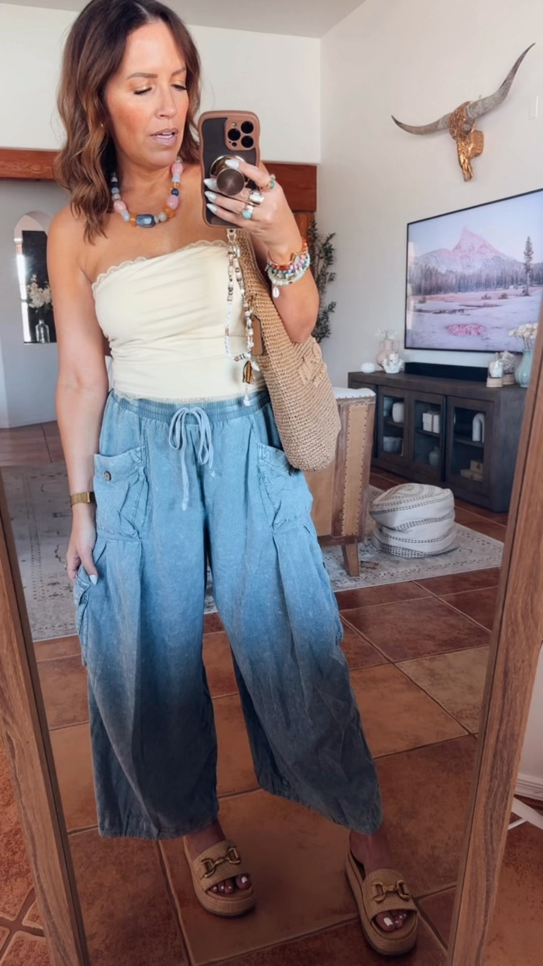 Summer outfit idea! ☀️
M in top//pants are old




#LTKgrwm #LTKootd #LTKOver40