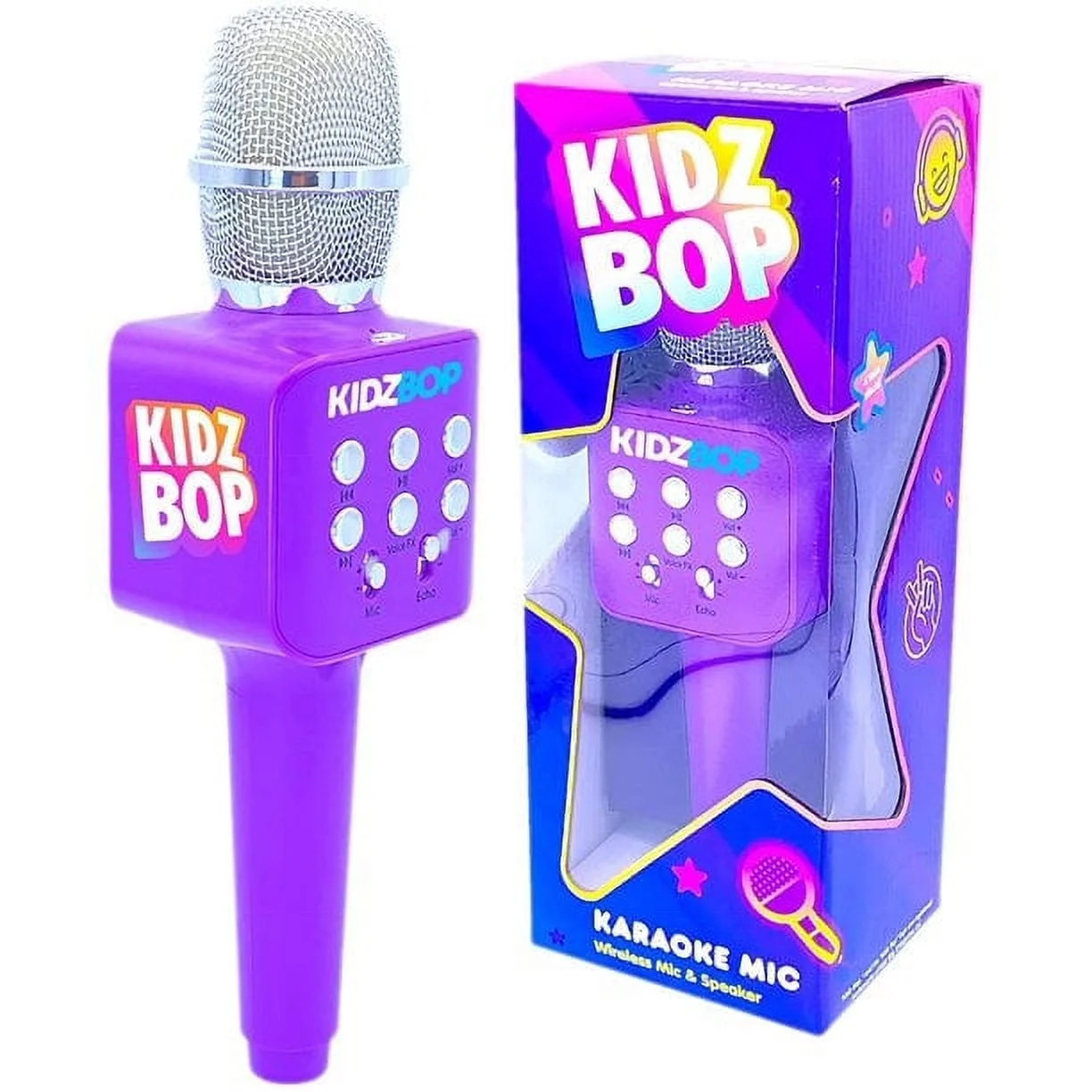 Move2Play, Kidz Bop Karaoke Bluetooth Microphone | The Hit Music Brand for Kids | Birthday Gift f... | Walmart (US)