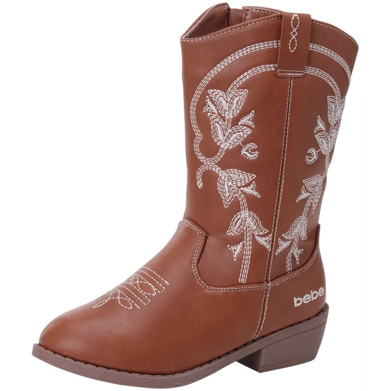 Bebe Girls’ Cowgirl Boots – Classic Western Cowgirl Boots (Toddler/Girl) | Walmart (US)