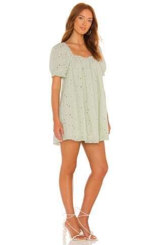 Tularosa Erynn Mini Dress in Mint Green from Revolve.com | Revolve Clothing (Global)