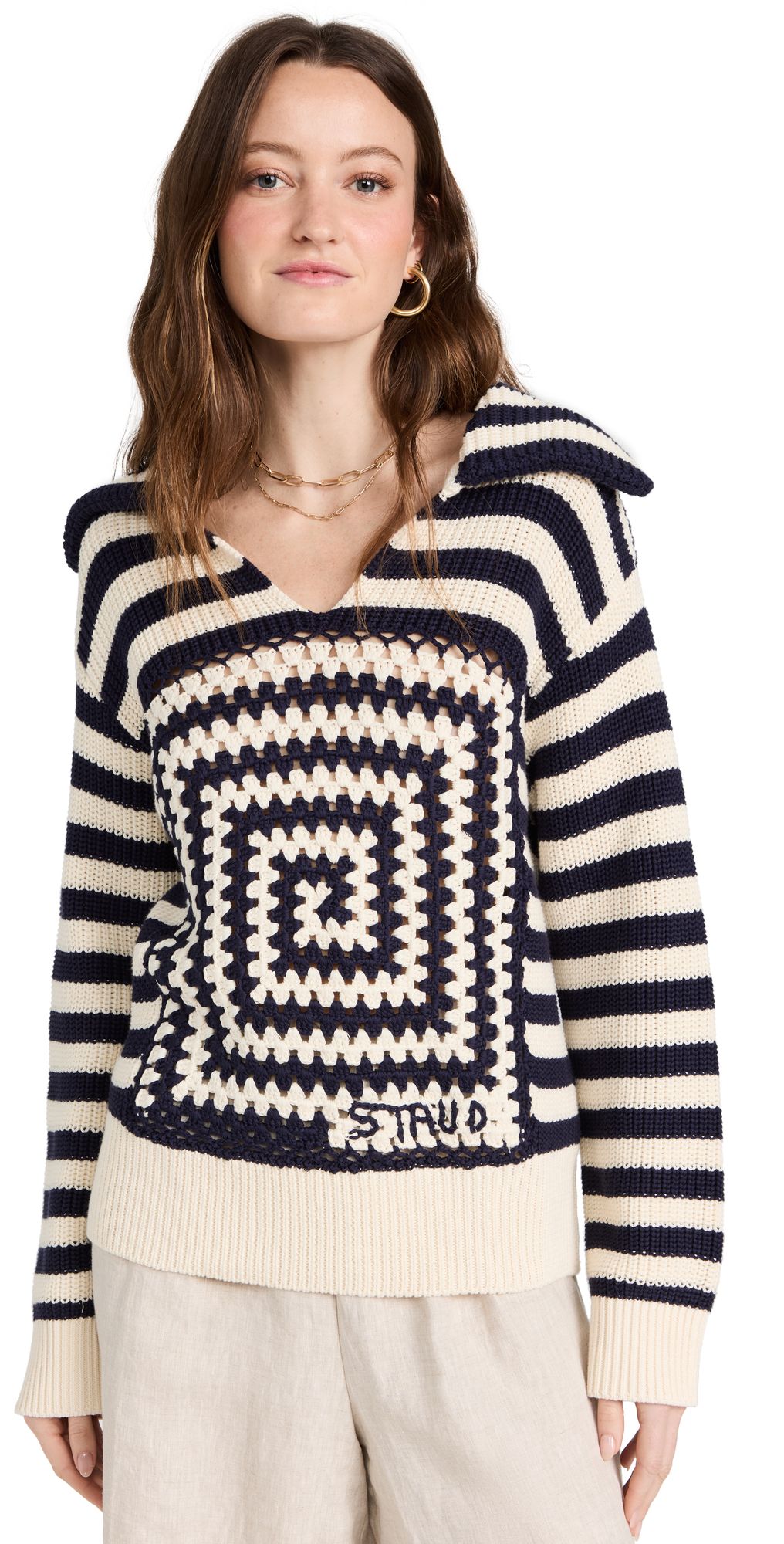 STAUD Alloy Sweater | Shopbop