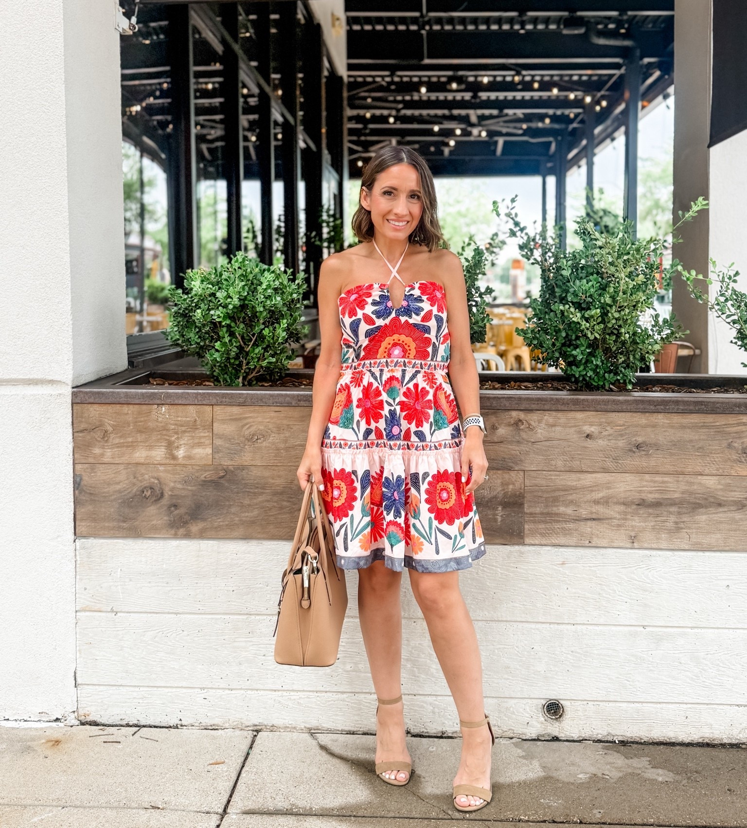 Floerns Floral Halter Mini Dress | Petite Friendly Resort & Vacation Dress

This floral halter mini dress is such a fun find for summer vacations, beach trips, brunch, or tropical getaways. I’m 5’0”, and the mini length works well without overwhelming a petite frame. The lightweight fabric and flattering milkmaid-inspired silhouette make it comfortable for hot weather while still looking polished.

Style it with neutral sandals, a woven bag, and simple gold jewelry for an effortless vacation outfit. It’s also a great option for cruises, resort dinners, summer parties, or packing in your carry-on.

Keywords: petite vacation dress, floral mini dress, resort wear, beach vacation outfit, tropical dress, summer dress, brunch outfit, vacation style, affordable fashion, petite style.

#LTKOver40 #LTKPetite #LTKWedding