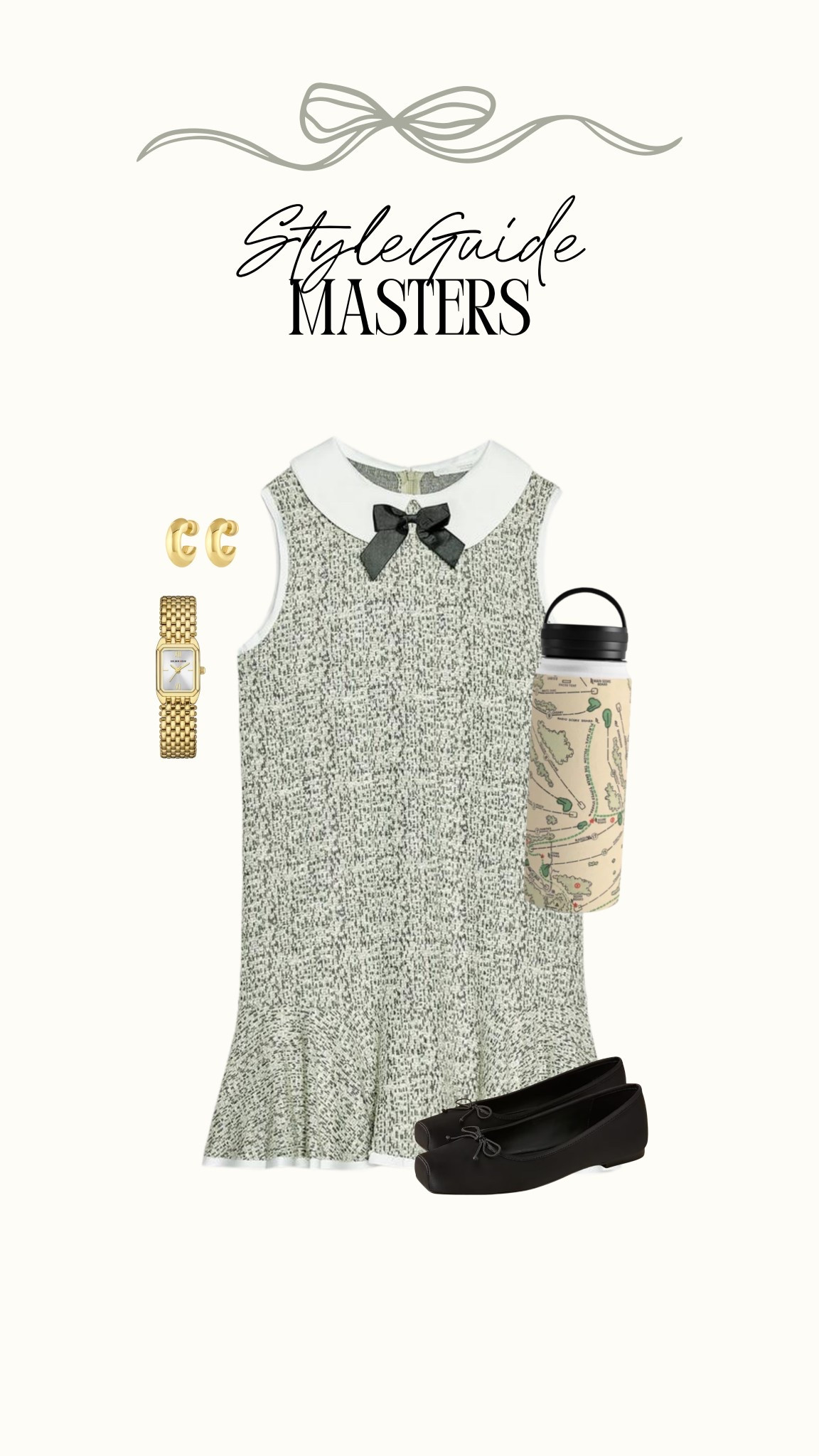 Golf, bow, water bottle, watch, earrings, green, gold

#LTKFestival #LTKSeasonal #LTKWatchNow