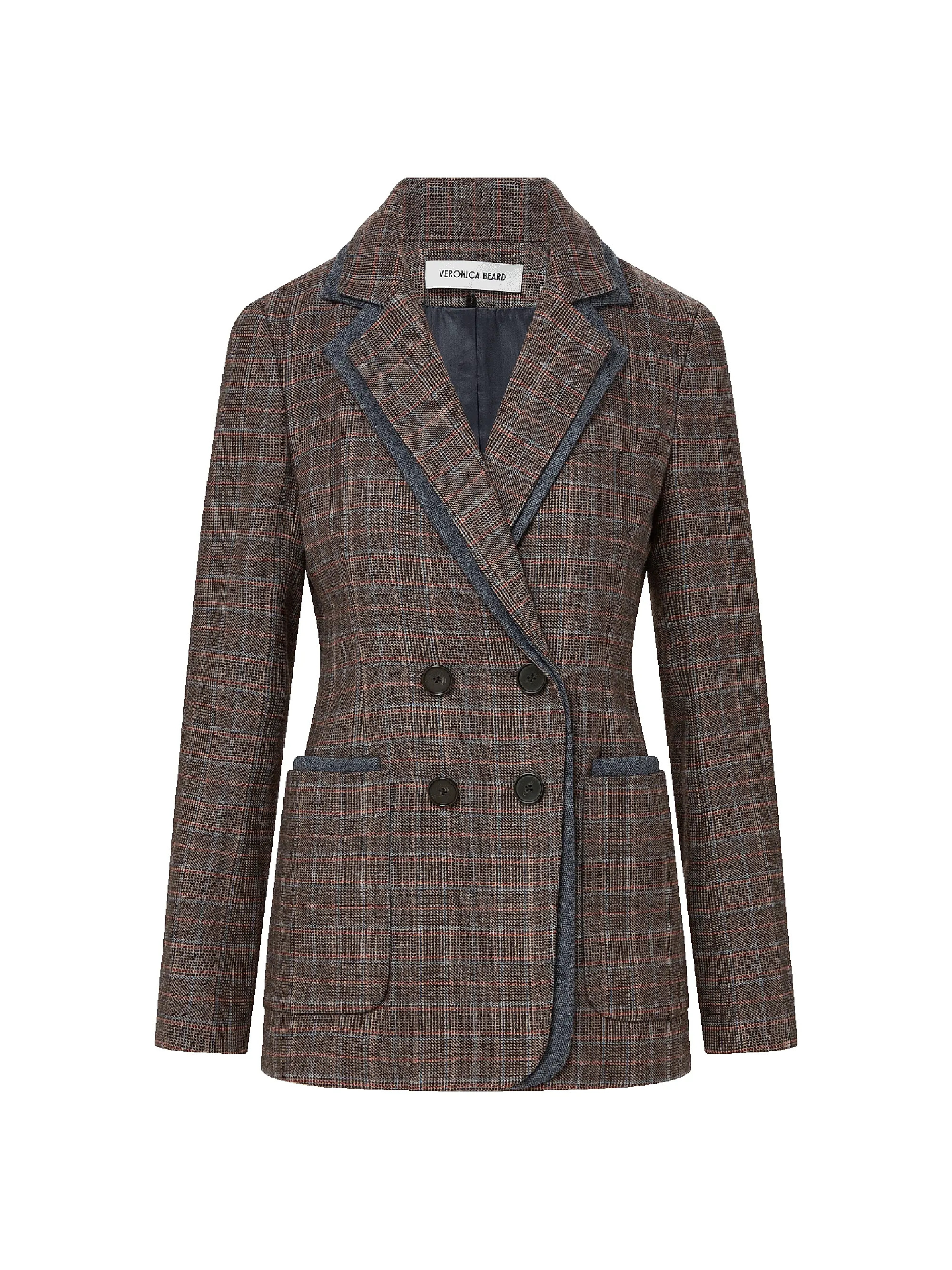 Hedi Checked Wool-Blend Dickey Jacket | Saks Fifth Avenue