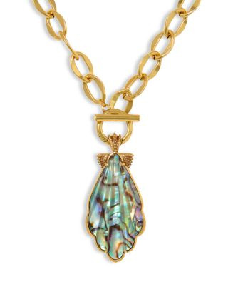 Iridescent Shell Alexa Convertible Pendant Necklace, 32" | Bloomingdale's (AU)