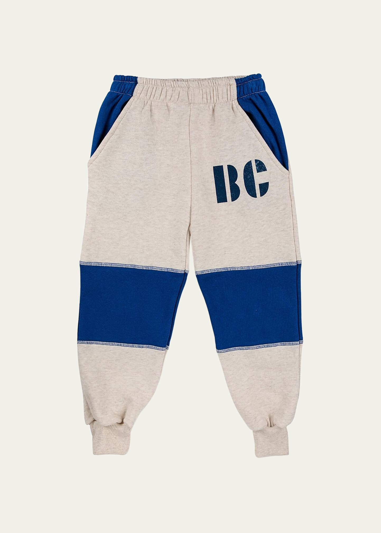 Bobo Choses Boy's Color Blocked Cotton Joggers, Size 2-13 | Bergdorf Goodman
