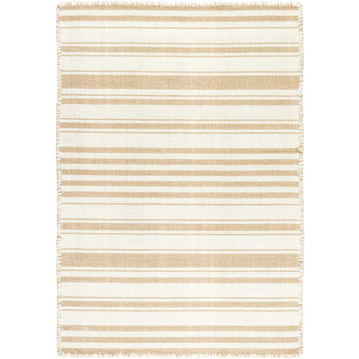 Mark D. Sikes Hampshire Striped Handmade Flatweave Cotton Neutral/Ivory Area Rug | Wayfair Professional