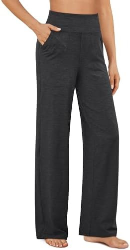 G4Free EverGoing Yoga Pants Women Wide Leg Pants with Pockets High Waist Stretch Dress Casual Swe... | Amazon (US)