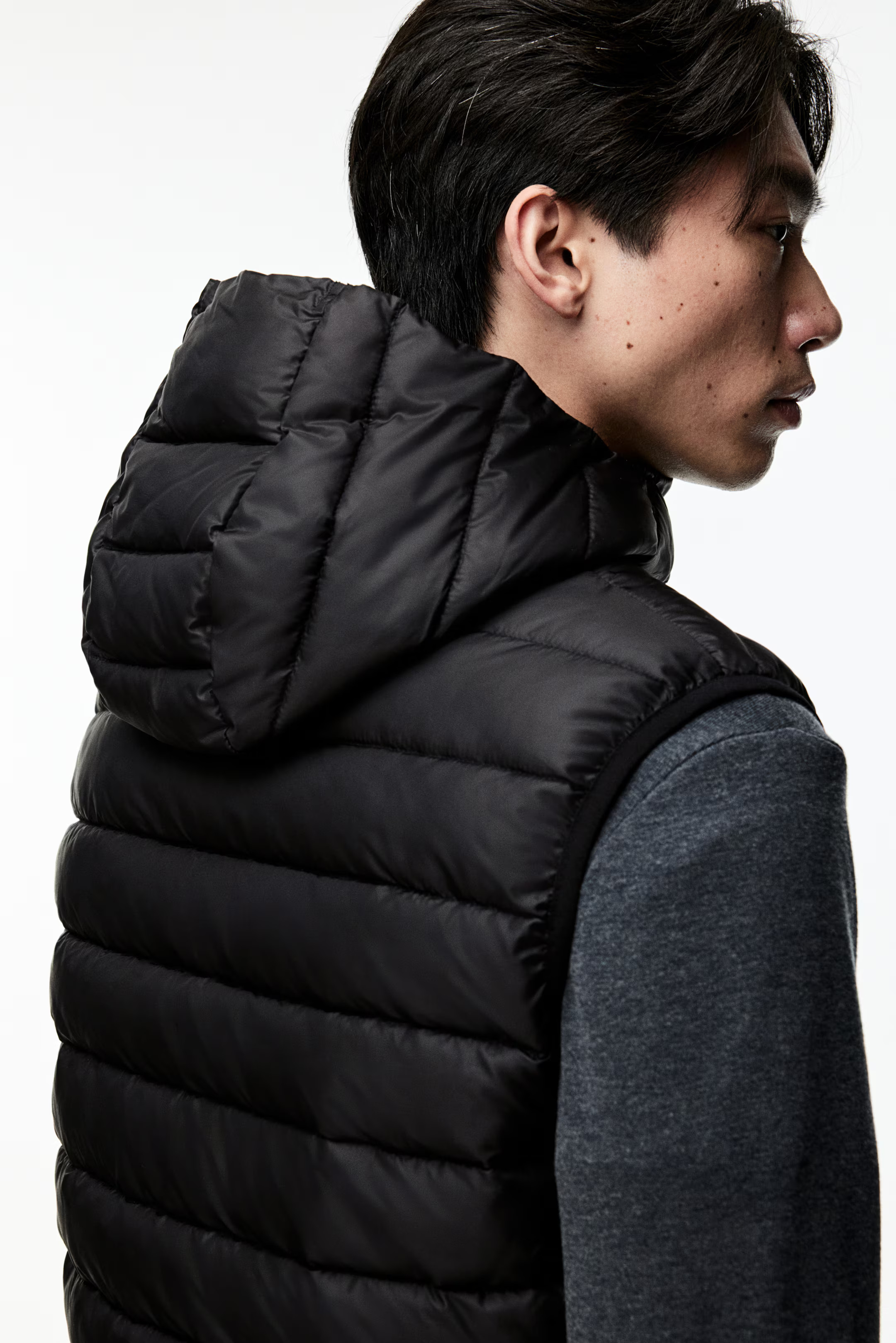 Padded Lightweight Puffer Vest - Black - Men | H&M US | H&M (US + CA)