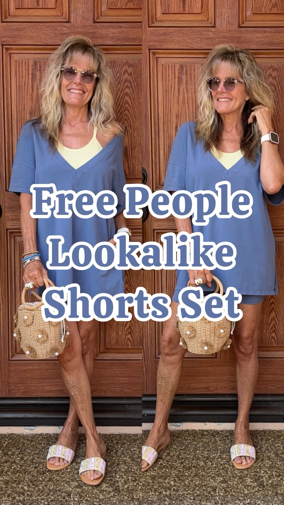 ✨ Free People lookalike shorts set ✨

I purchased this shorts set last year, and I absolutely love it!  I’ve washed it so many times and it washes well! It’s comfortable, oversized, can be dressed up or down, and it has POCKETS! I’m wearing size S. I usually wear it with these cropped tanks. They come in a 3 pack. They come in 3 different lengths too. I love this bright neon yellow! Wearing M-L (I size up for a more comfortable fit). My “ BEACH” sandals are so cute, and they’re ON SALE right now‼️ This straw bag is one of my favorites! My shorts set, cropped tank, and bag are all 10% off right now‼️

LTK style tips, LTK fashion, LTK sale alert, LTK fit, LTK over 60, micro influencer, style influencer, wfh wardrobe, affordable fashion, sales & splurges, summer 2024, summertime fashion, ways to style, outfit ideas, outfit inspiration, everyday outfit, ootd, casual outfits, casual style, daily looks, over 60, over 60 fashion, over 60 style, ageless style, fun fashion, comfy style, glamma, instafashion, summer fashion, summer style, summer outfit, vacation outfit, resort wear, travel outfit, fun summer fashion, wear what you love, Amazon fashion, Amazon shorts set, cropped tanks, straw bag, Steve Madden sandals, sandals, Free People lookalike, Free People dupe, fun accessories, fun jewelry

#LTKShoeCrush #LTKFindsUnder50 #LTKSaleAlert