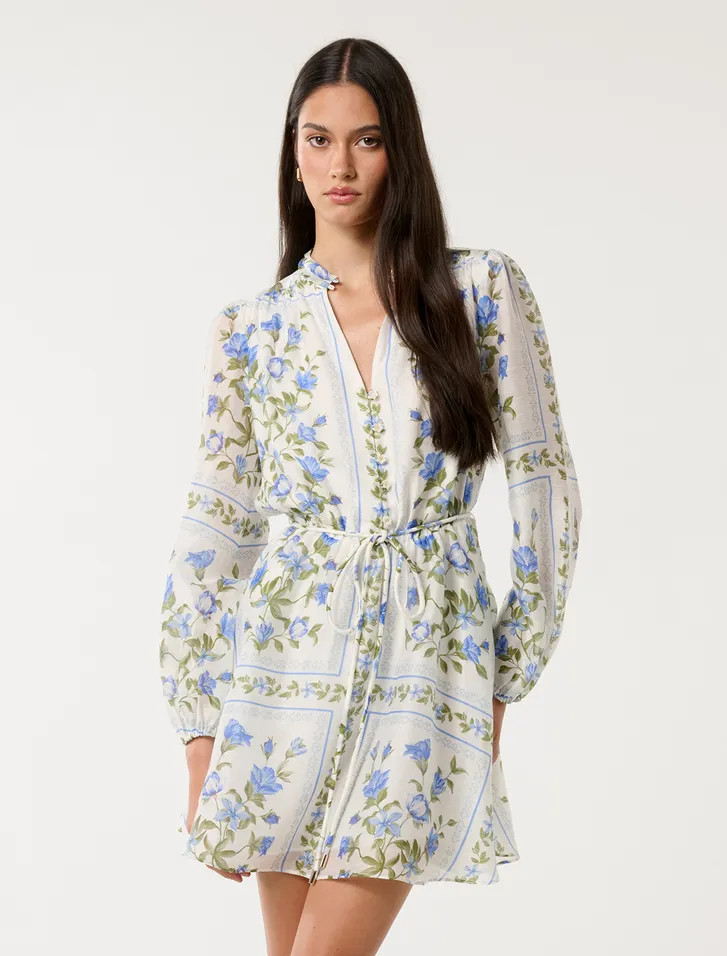 Tamila Printed Skater Mini | Forever New (AU)