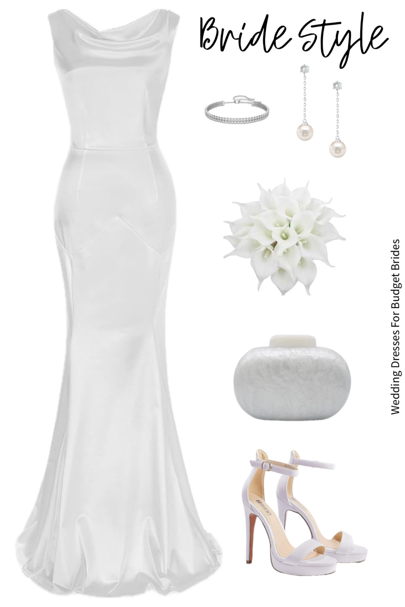 Affordable and chic wedding day look for the bride to be.

#weddingdresses #whitedresses #fulllengthgowns #rehearsaldinnerdresses #weddingshoes

#LTKWedding #LTKSeasonal #LTKStyleTip