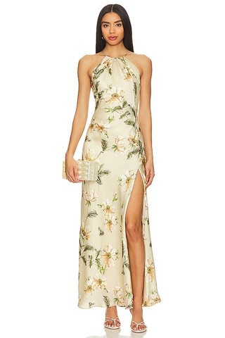 ASTR the Label Elynor Dress in Gold Floral from Revolve.com | Revolve Clothing (Global)