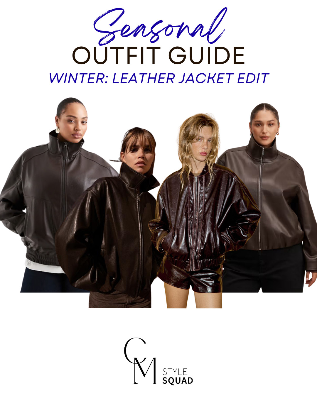 (Faux) Leather Funnel Neck Jacket Edit  

 #LTKaustralia #LTKdatenight #LTKstyletip