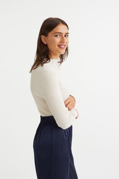 Rib-knit jumper | H&M (UK, MY, IN, SG, PH, TW, HK)