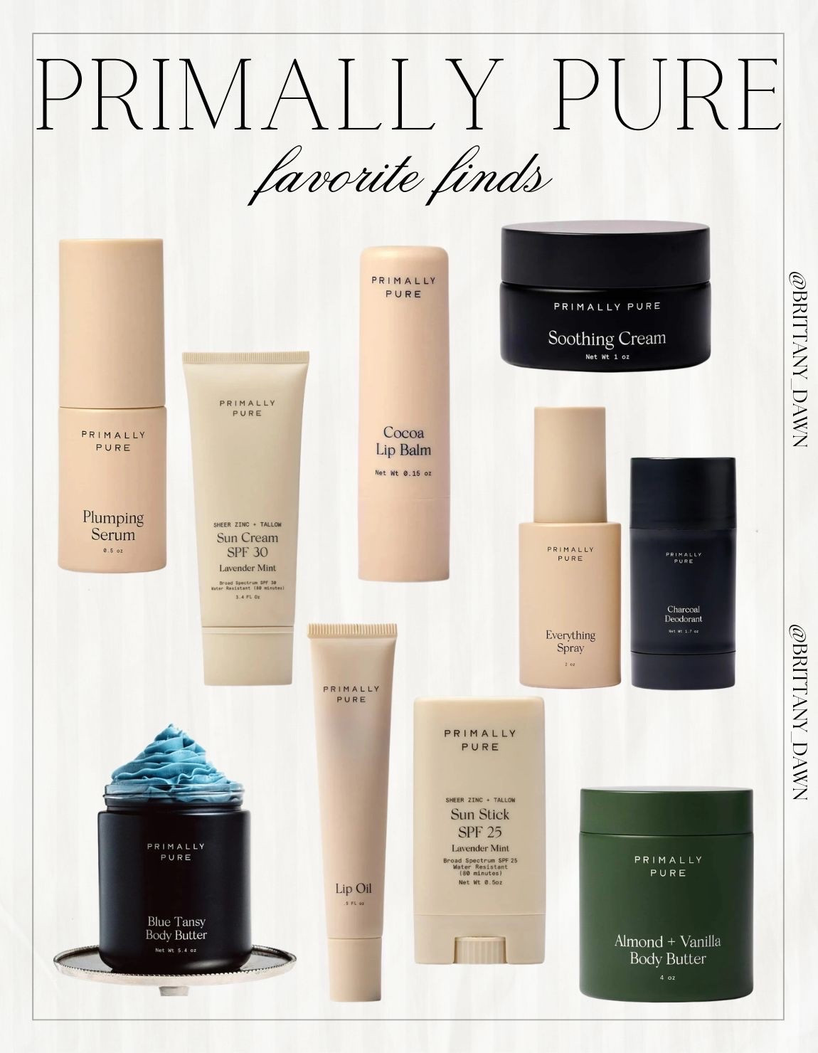 Giving my skincare routine a clean, conscious upgrade with these absolute favorites! I love finding products that nourish your skin from the inside out using completely natural, pure ingredients that actually deliver results. 🌿✨
From deeply hydrating body creams to soothing daily essentials, this lineup is perfect for achieving that healthy, radiant glow. Your skin will thank you! 🧴🧖‍♀️
#primallypure #cleanskincare #naturalbeauty #skincareroutine #selfcare #cleanbeauty #glowingskin

#LTKBeauty #LTKmorningroutine #LTKselfcare