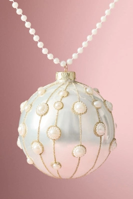 Pearl Embellished Ornament | Anthropologie (US)