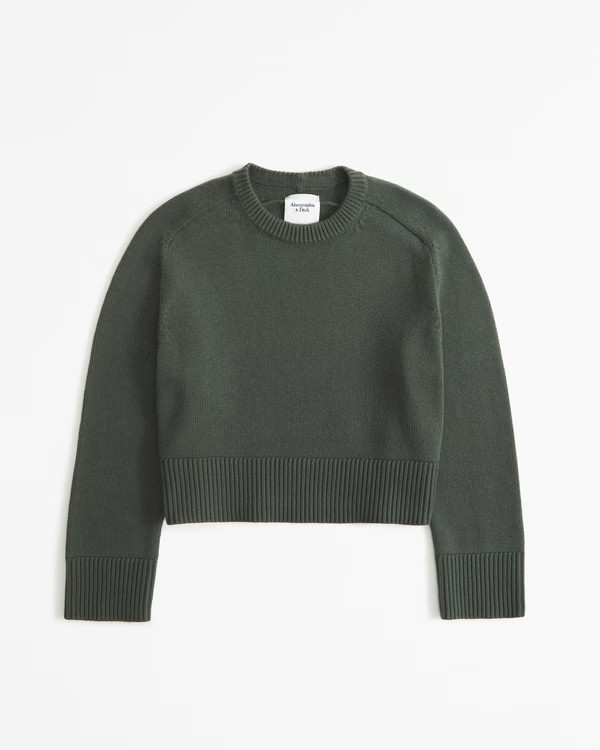 Wedge Crew Sweater | Abercrombie & Fitch (US)