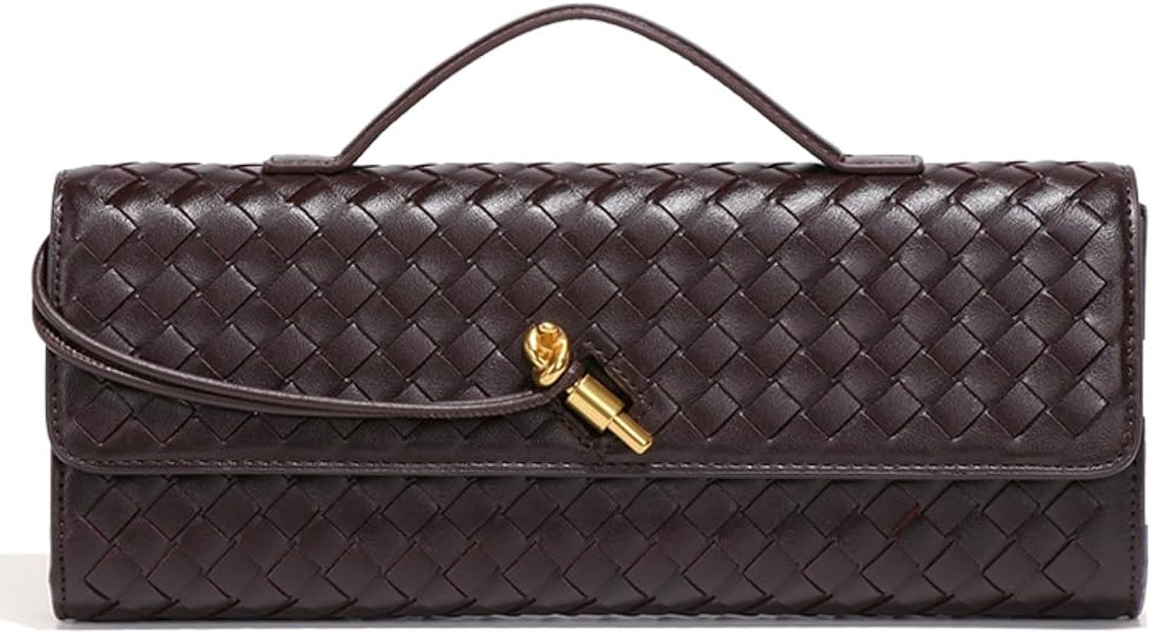 Trendy Woven Evening Clutch Purses Women Underarm Shoulder Handbag Cute Satchels Crossbody Purse ... | Amazon (US)