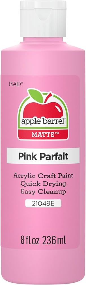 Apple Barrel Acrylic Paint (8 Ounce), Pink Parfait, 8 Fl Oz-Pack of 1 | Amazon (US)