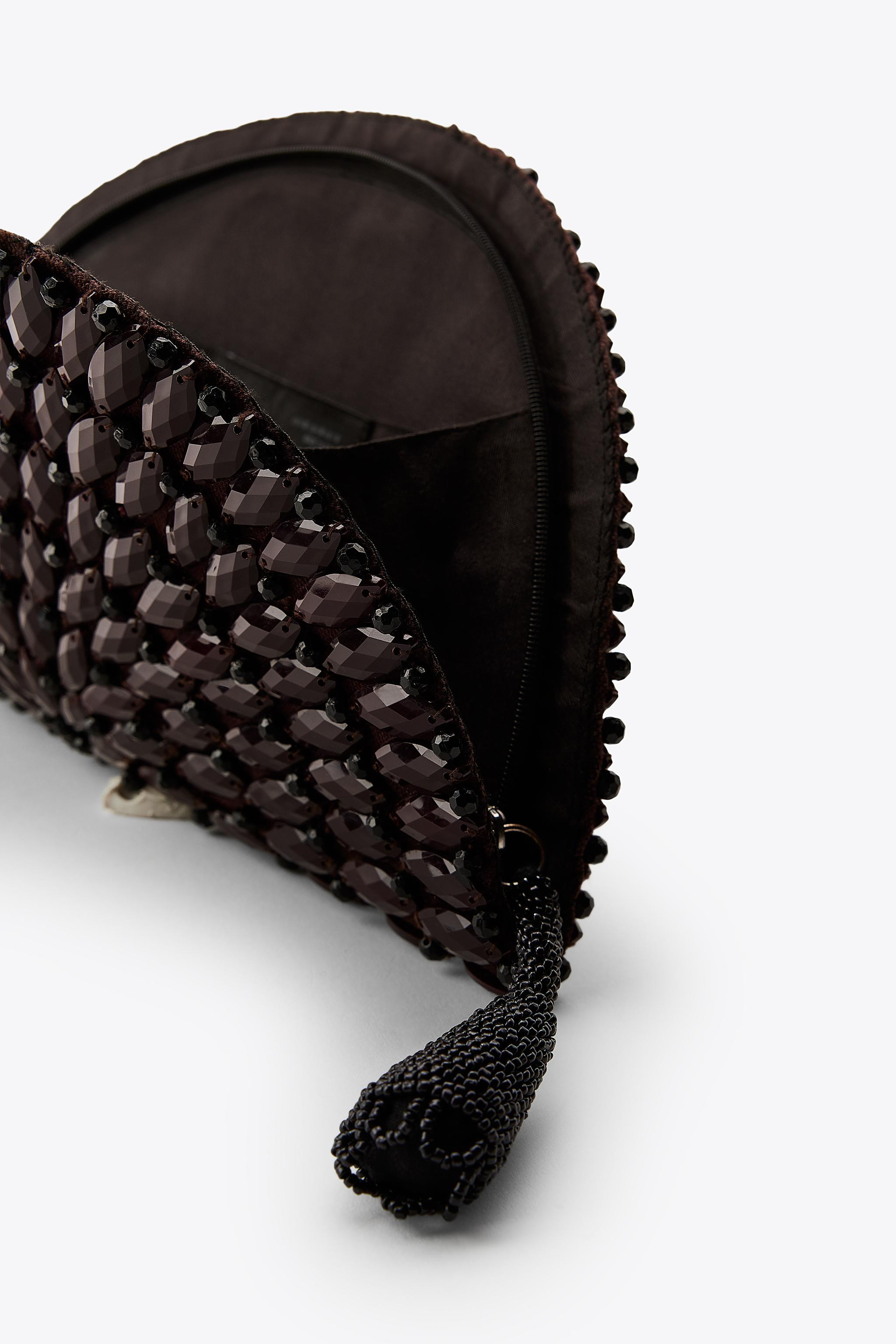 BEADED FAN BAG | Zara US