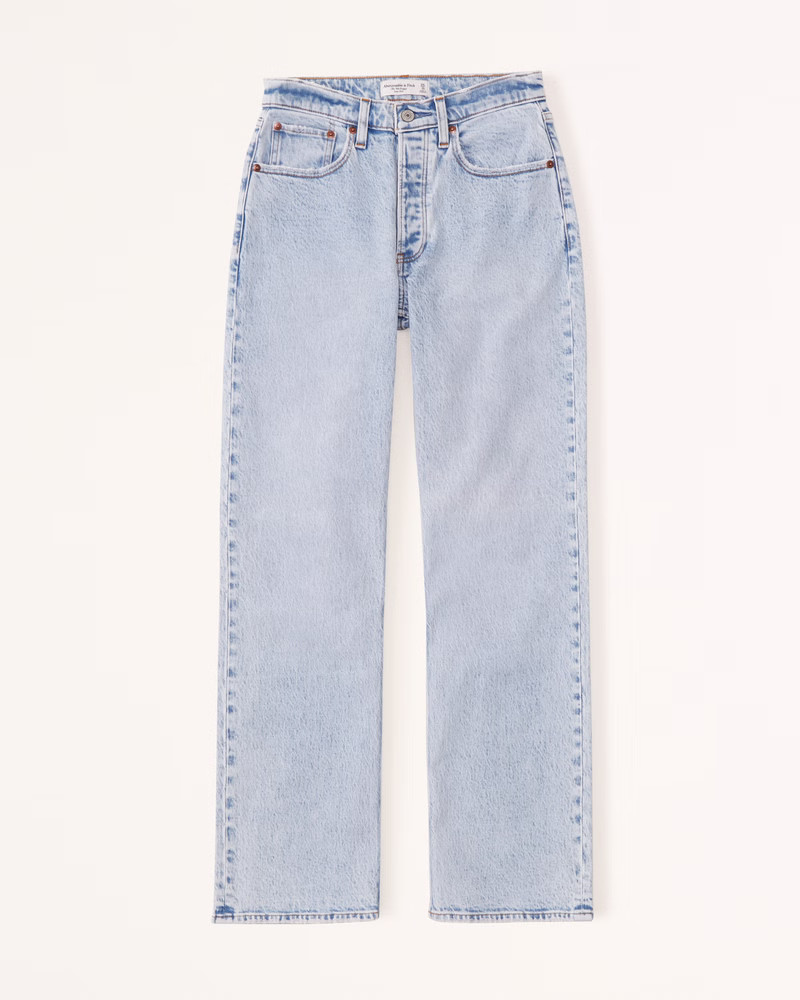 Abercrombie & Fitch Women's Low Rise 90s Baggy Jean in Light - Size 31L | Abercrombie & Fitch (US)