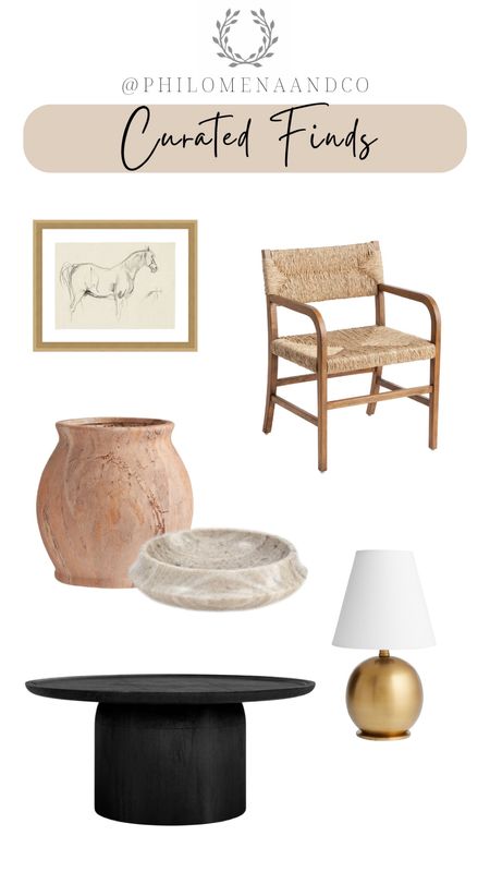 Dining chair, seagrass chair, arm chair, office chair, vase, marble bowl, terracotta vase, horse art, coffee table, black coffee table, transitional, home, neutral, affordable decor

#LTKhome #LTKfindsunder100 #LTKsalealert