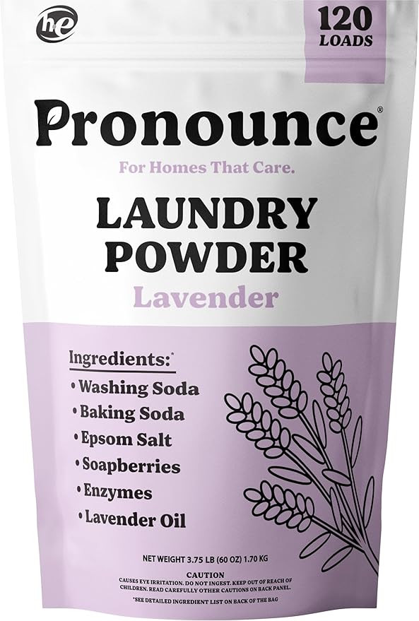 Pronounce Laundry Detergent Powder Alternative | Cleaner Ingredients. Safer for Sensitive Skin. S... | Amazon (US)