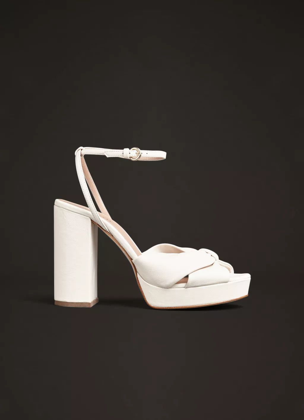 Amanda Cream Leather Platform Sandals | View All | Shoes | Collections | L.K.Bennett, London | L.K. Bennett (UK)