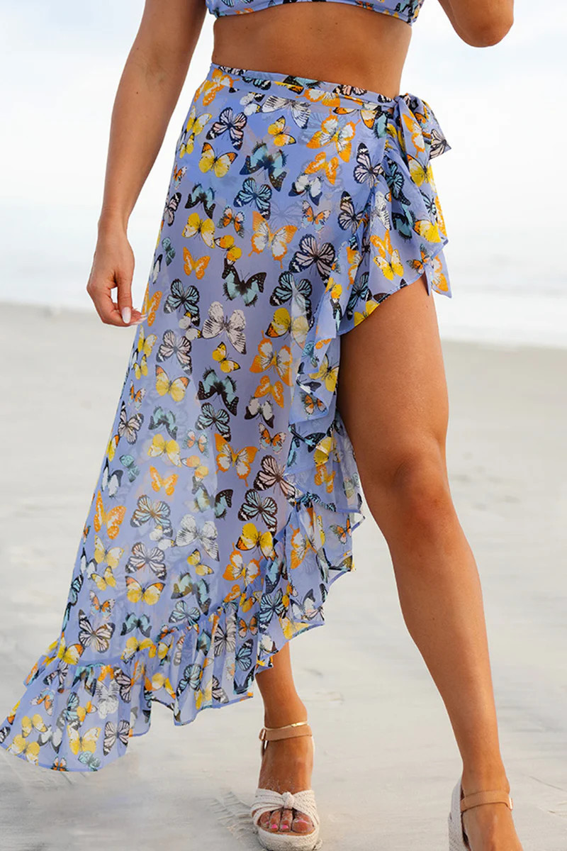 Kaliani Swim Skirt - Painted Lady | BuddyLove