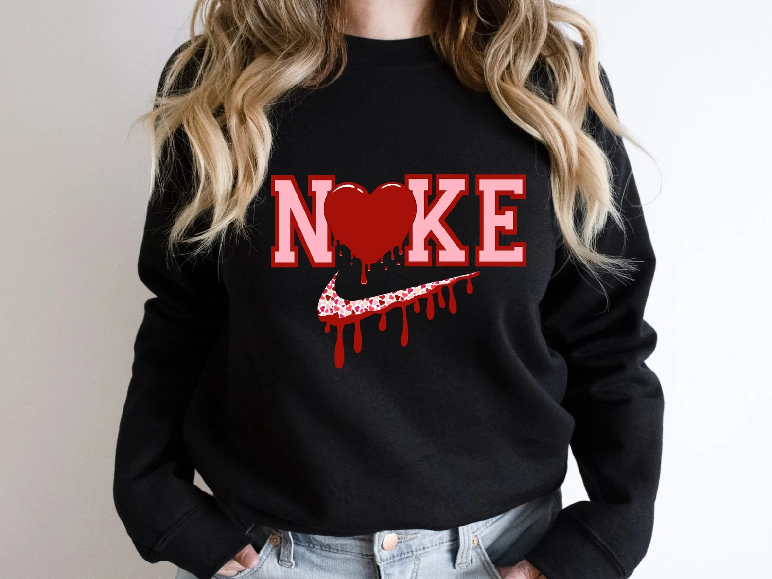 Valentine Sweatshirtlove Sweatshirtgift for Hervalentines - Etsy | Etsy (US)