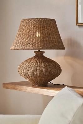 Nette Woven Table Lamp | Anthropologie (US)
