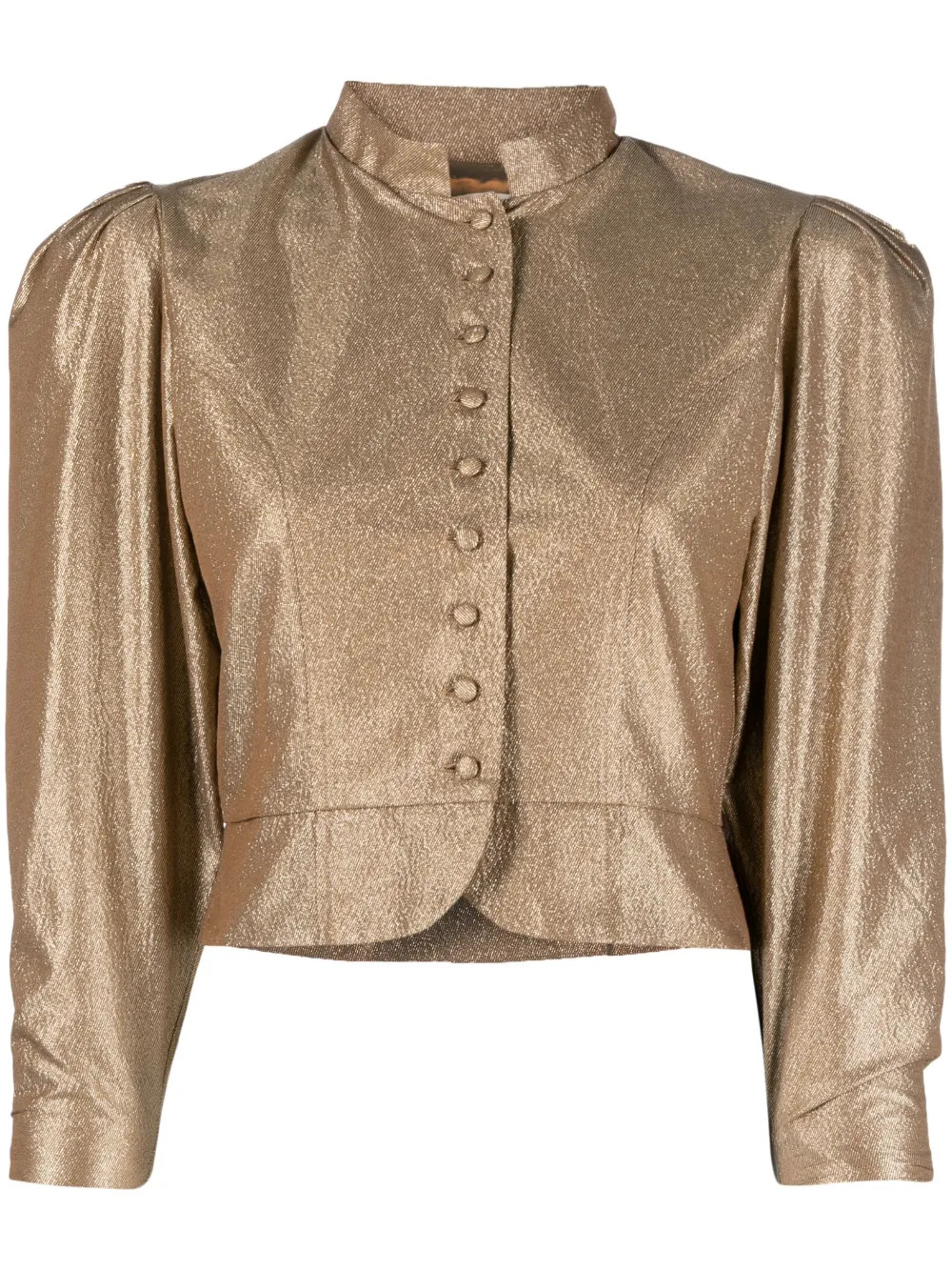 DESTREE Amoako metallic-finish Jacket - Farfetch | Farfetch Global