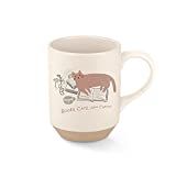 Fringe Studio Coffee Cat Stoneware Mug, 1 Count (Pack of 1), Natural | Amazon (US)