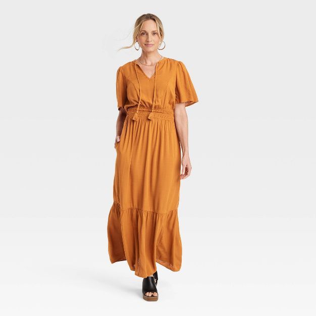 Women's Flutter Sleeve A-Line Dress - Knox Rose™ | Target