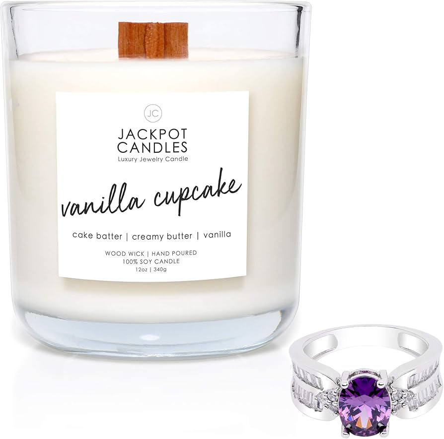 Amazon.com: Jackpot Candles Birthday Cake Candle with Ring Inside (Surprise Jewelry Valued at $15... | Amazon (US)