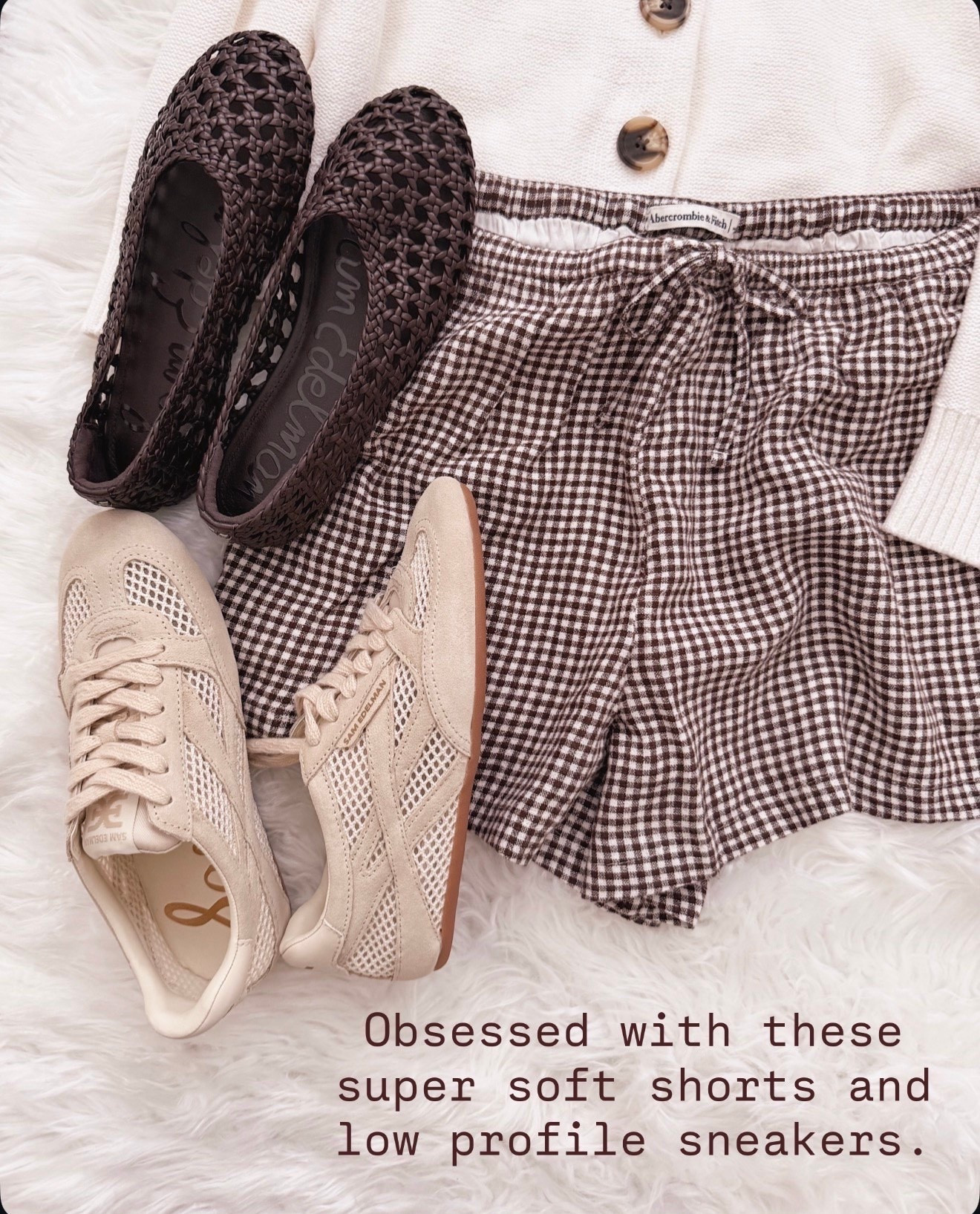 These soft gingham shorts are the kind of piece you reach for all spring and summer. Paired with low profile sneakers or woven flats, they make an easy casual outfit that still looks put together.

gingham shorts outfit women, casual spring shorts outfit, comfortable everyday shorts women, neutral summer outfit ideas, low profile sneakers outfit, casual weekend outfit women, spring casual outfit ideas, easy everyday outfit women



#LTKootd #LTKSeasonal #LTKOver40
