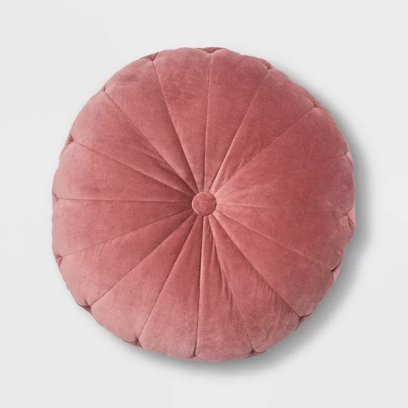 24" Oversize Velvet Round Floor Pillow - Opalhouse™ | Target