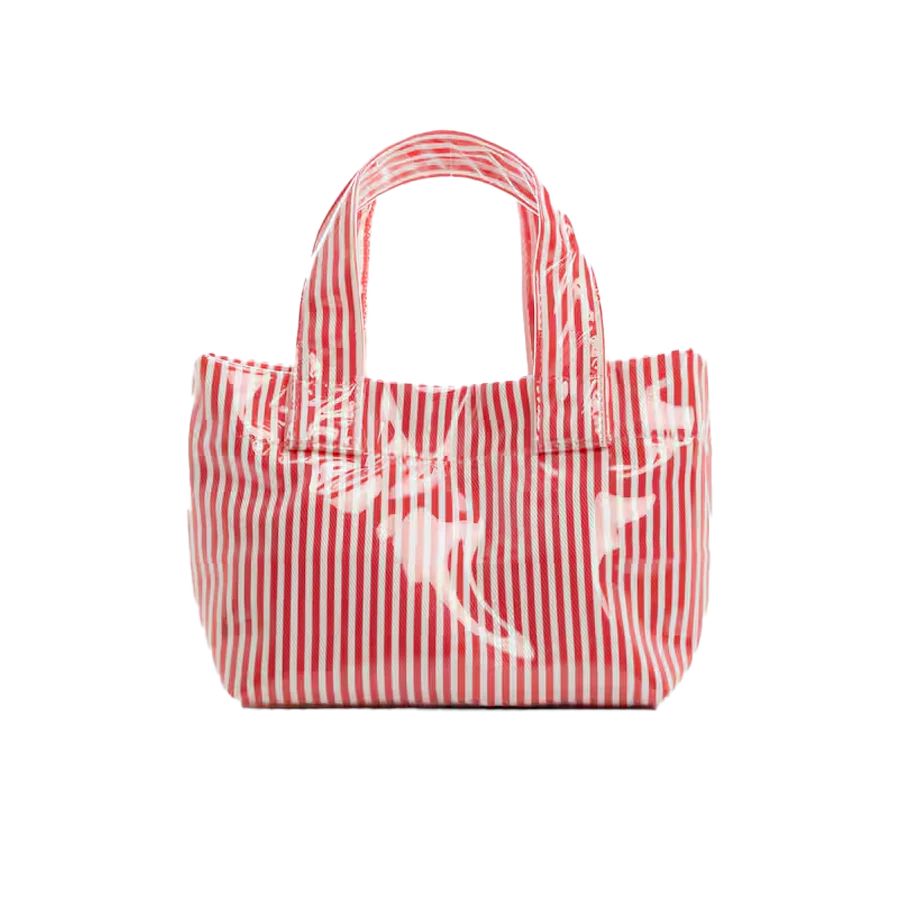 Mini Red Striped Handbag | ALEX'S Art and Objects