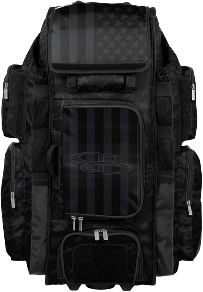 Boombah Superpack XL Rolling Bat Bag - 35.5" x 13.5" x 10" - Telescopic Handle - Holds 8 Bats - W... | Amazon (US)