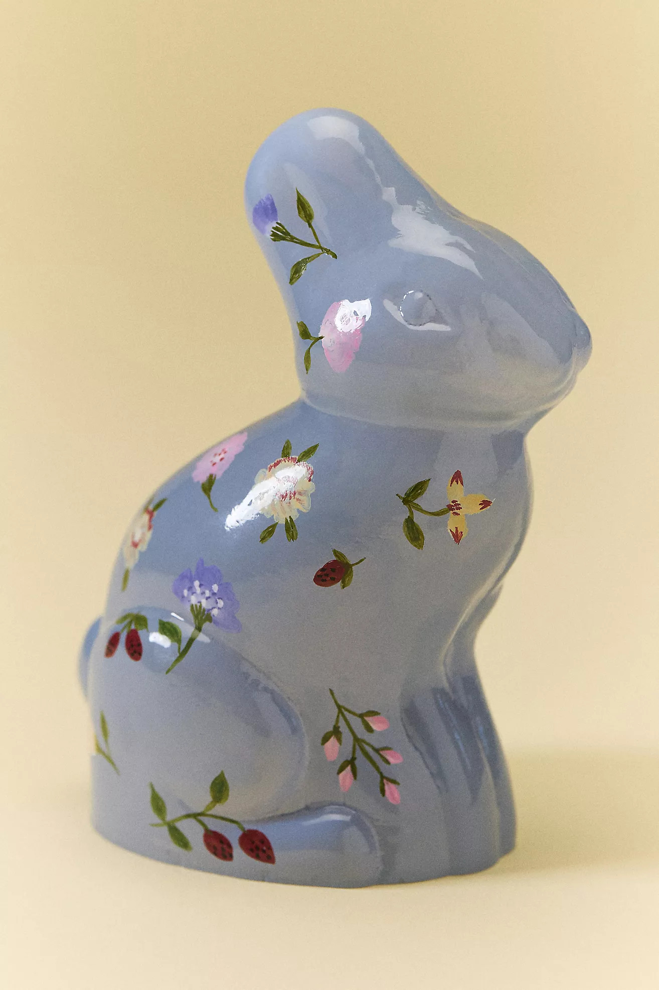 Floral Glass Bunny Decorative Object | Anthropologie (US)