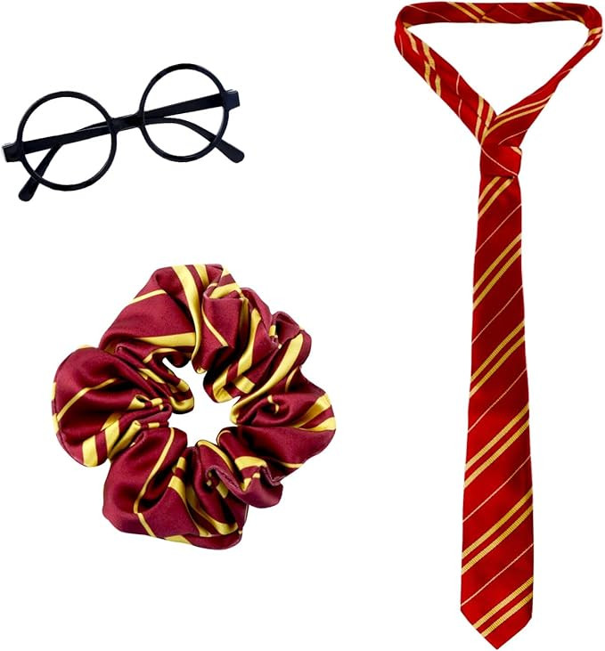 yumcute Magische Kostüm Accessoires Kinder Erwachsene, Wizard Cosplay Rot Und Gelb Gestreiftes H... | Amazon (DE)