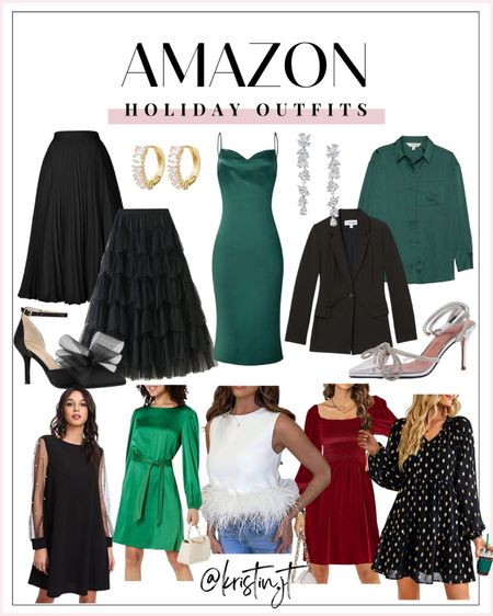 Amazon Christmas dresses - amazon Christmas party outfits - Christmas tops - holiday outfits women - holiday tops and blazers and skirts 



#LTKSeasonal #LTKHoliday #LTKcurves