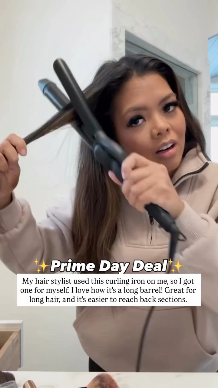 THE best curling iron NOW 35% OFF! Love how it has a long barrel which is perfect for long hair, and it’s easier to curl the back sections. #amazonbeauty

#LTKSaleAlert #LTKmomlife #LTKBeauty