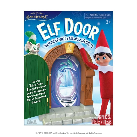 The Elf on the Shelf Elf Door Kit – Magical North Pole Portal for ALL of Santa's Helpers (Scout... | Walmart (US)