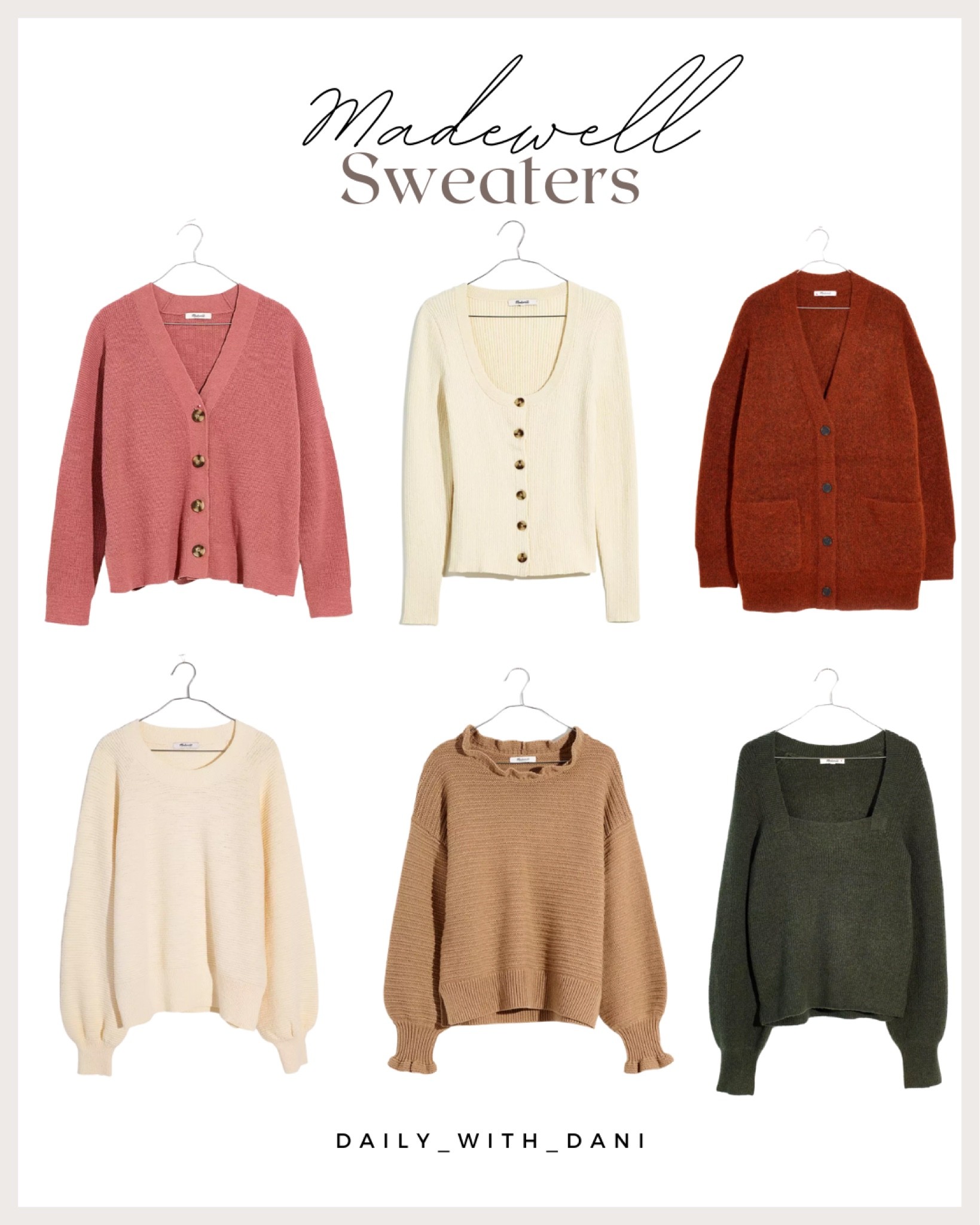 @madewell  fall fashion. Cable knit sweater cardigan ruffle sleeve square neck sweater button front cardigan 

#LTKitbag #LTKsalealert #LTKstyletip