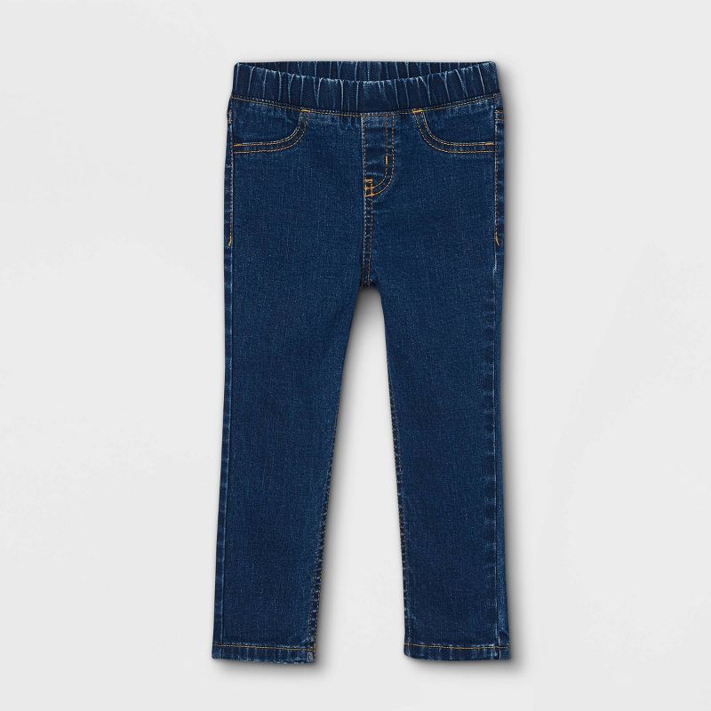 Toddler Girls' Mid-Rise Pull-On Skinny Jeans - Cat & Jack™ | Target