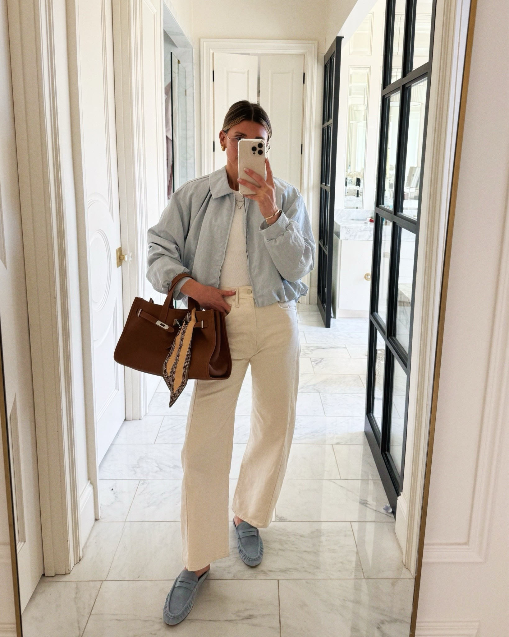 Love this new denim bomber jacket. I'm wearing size small and it fits true to size.

#LTKootd