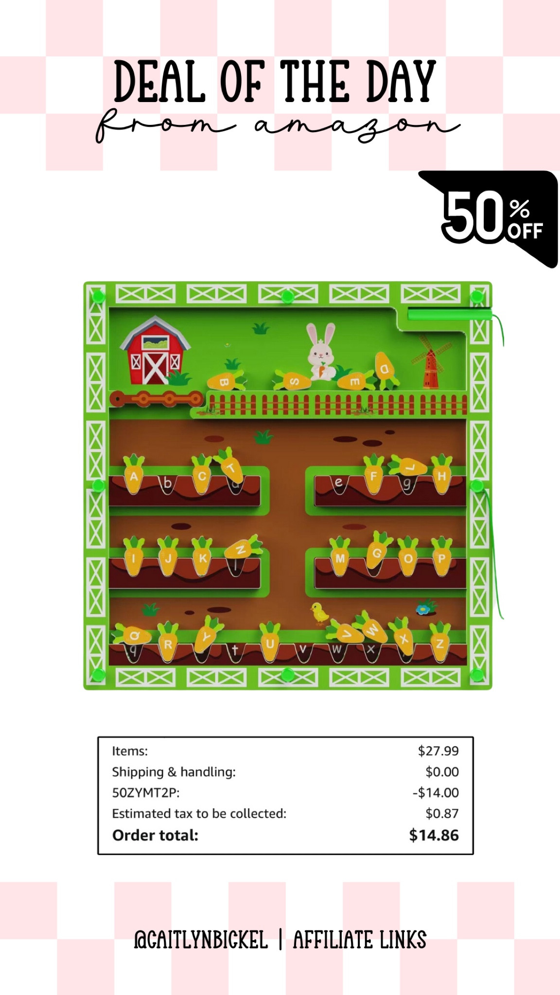 Magnetic learning board currently half off on Amazon. My kids love these! Make sure to use code: 50ZYMT2P

#LTKSaleAlert #LTKKids #LTKBaby