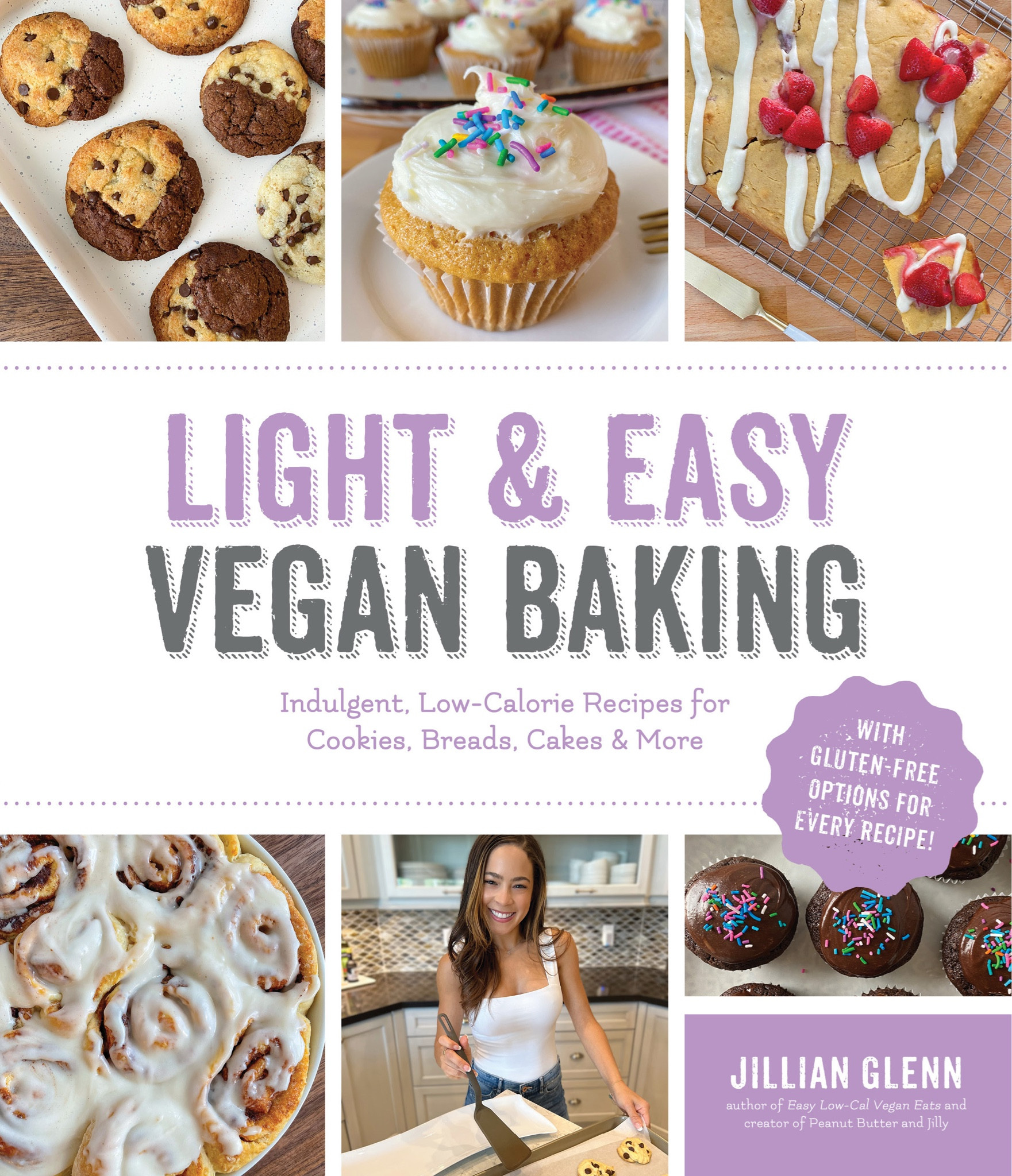 My baking book 🧁💜 Enjoy vegan takes on decadent cakes, gooey brownies, flaky biscuits, savory breads and so much more without worrying about your waistline! Jillian Glenn, author of Easy Low-Cal Vegan Eats, is back with 60 scrumptious recipes that taste like the ultimate splurge―but their low calorie count means you can feel good about enjoying them.

#LTKGiftGuide #LTKFindsUnder50 #LTKMostLoved